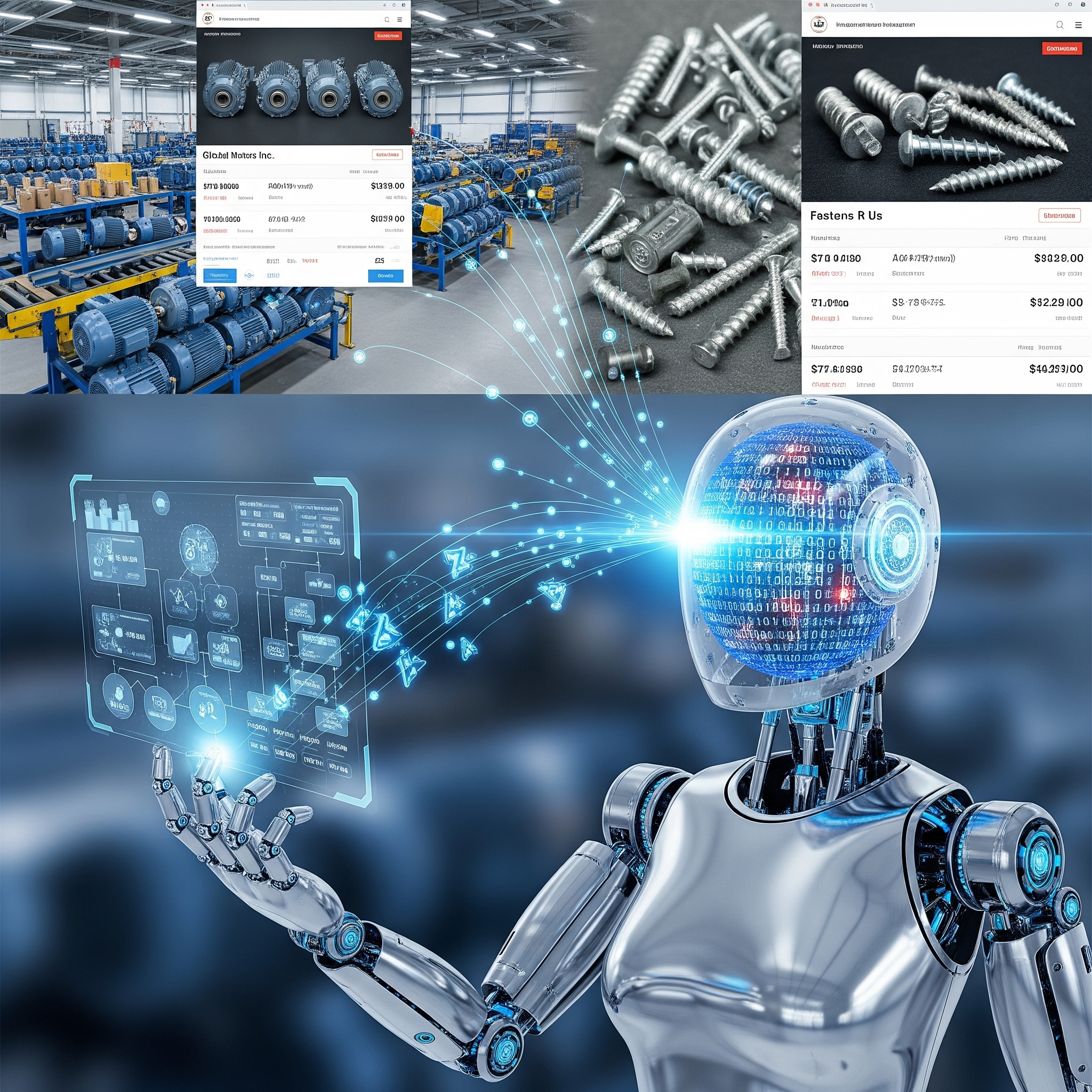 AI-powered purchase agent automating procurement processes and vendor management in Odoo ERP system